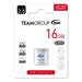TEAM • TC15116GL01 • C151 16GB USB2.0 flash drive WHITE-BLUE (malý rozměr 17x19mm, bílý s modrým)