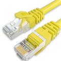 DATAWAY • DW-F6A-010-YL • patch kabel CAT6A, FTP PVC, 1m, žlutý