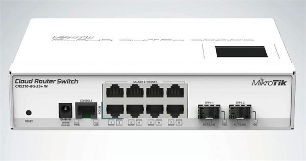 MIKROTIK • CRS210-8G-2S+IN • Cloud Router Switch