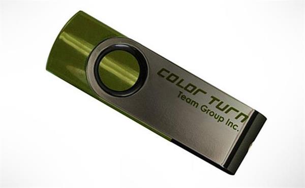 TEAM • TE90216GG01 • E902 ColorTurn 16GB USB2.0 flash drive (barva hnědá, otočný konektor, kovové pouzdro)