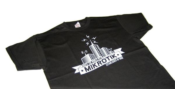 MIKROTIK • MTTS-L • Tričko s krátkým rukávem s firemním logem, velikost L