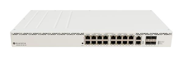 MIKROTIK • CRS320-8P-8B-4S+RM • 17x GE, 4x 10G SFP+ PoE++ (802.3bt) switch