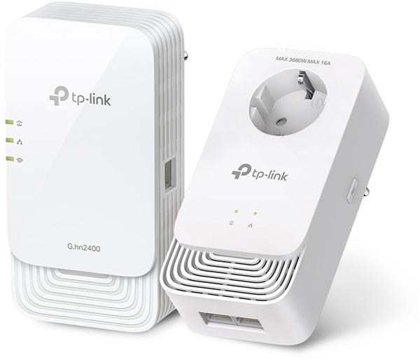 TP-LINK • PGW2440 KIT • Powerline ethernet G.hn adaptér (1428 Mbps), 1x GLan, Wifi AX1800