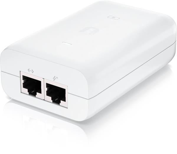 UBIQUITI • U-POE-at • Gigabitový PoE injektor 48V/0,65A (30W)